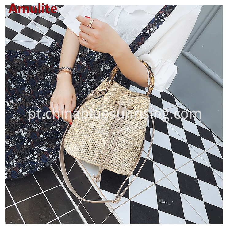 woven straw bag